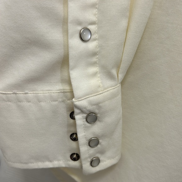 Ruddock Classic Fit Extra Long Tail Men Pearl Snap Western Cowboy Shirt 16 1/2 - Picture 4 of 9